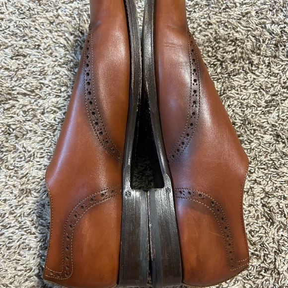 Antonio Maurizi Leather Cap Toe Oxford Dress Shoes Brown Size 44 main image 10